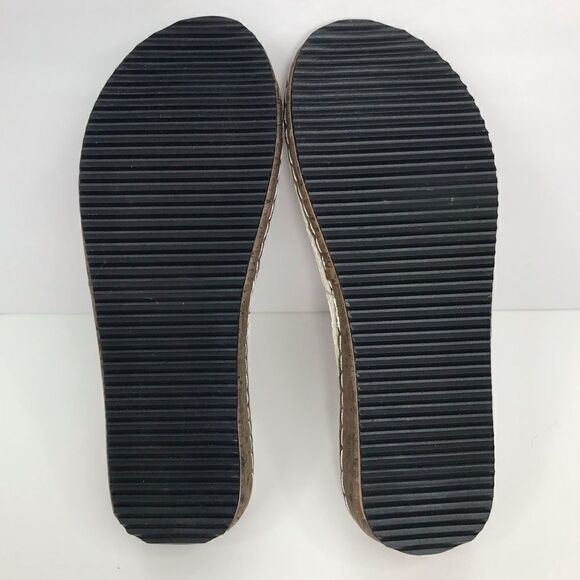 Crisp White Slide Cork Sandals with 3 Color Straps- Like New - Picture 6 of 9